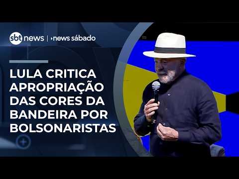 Lula defende esquerda de verde e amarelo contra "fascistas" | #NewsSábado thumbnail