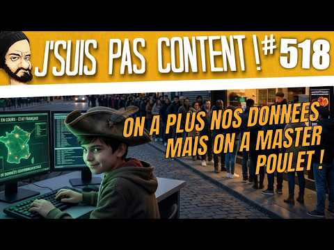 La FRANCE n'a plus ses données... mais elle a MASTER POULET ! [J'suis pas content ! #518] thumbnail