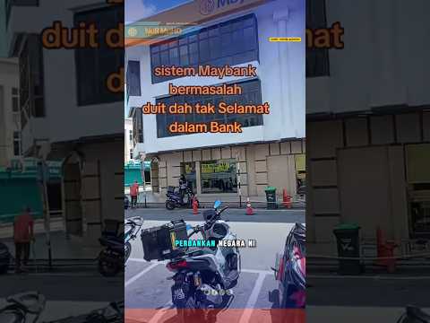SIMPAN DUIT DALAM BANK PUN MACAM DAH TAK SELAMAT‼️ #bank #videoviral #realiti thumbnail