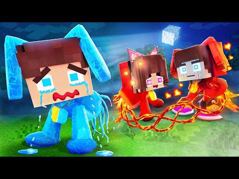 JJ Water DOG REJECTED by Fire CAT - Love Story - Maizen Minecraft Animation thumbnail