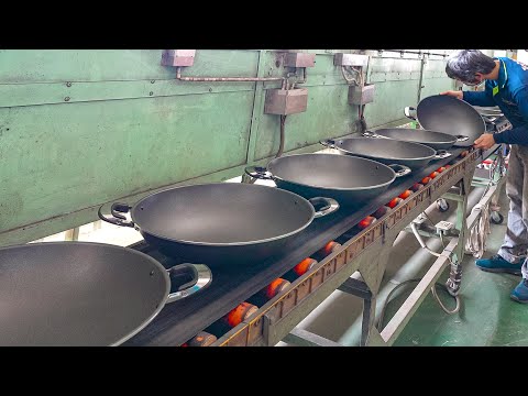 Non-Stick Chinese Wok Mass Production Process / 鑄鋁中華炒鍋 - Taiwan Wok Factory thumbnail