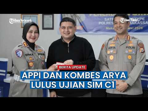 Kombes Arya dan Munafri Arifuddin Orang Pertama Dapat SIM C1, Khusus Motor 250-500 CC thumbnail