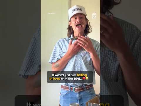 Texas Man Rescues Baby Bird From Snake Attack 🥹❤️ thumbnail