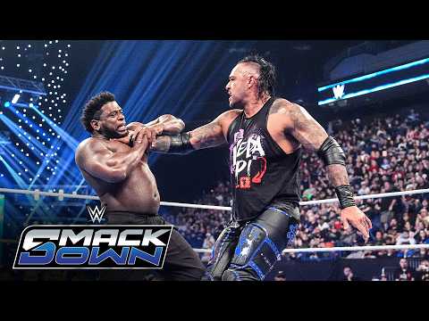 Damian Priest grabs Royce Keys’ throat after Keys repels MFTs: SmackDown highlights, May 22, 2026 thumbnail