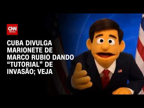 Cuba publica vídeo de marionete de Rubio explicando “tutorial” para invasão | CNN BRASIL thumbnail