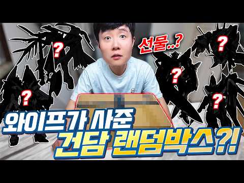 와이프가 갑자기 건담 선물을 주는데요..? 나 뭐 잘했나..? thumbnail