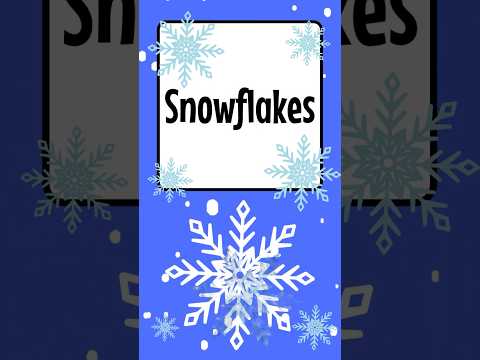 Snowflakes Explained ❄️ Cool Facts! | 60 Seconds of Wow! #funscience #kidslearning #snowflakes thumbnail