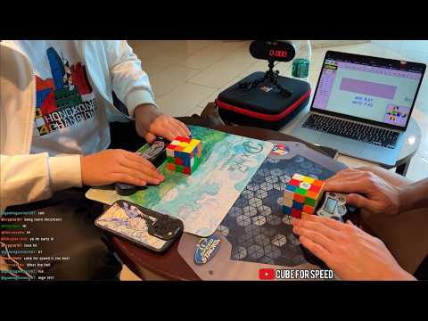 Racing Against the Fastest Cuber in Hong Kong! thumbnail