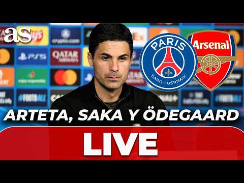 LIVE | MIKEL ARTETA, SAKA, ØDEGAARD PRESS CONFERENCE ahead CHAMPIONS LEAGUE FINAL | PSG - ARSENAL thumbnail