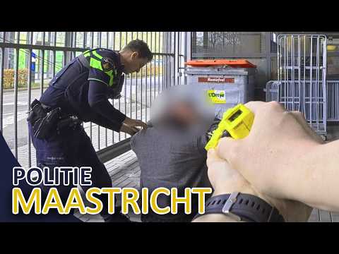 Politie Maastricht | Overval | Man loopt met een tas vol messen | thumbnail