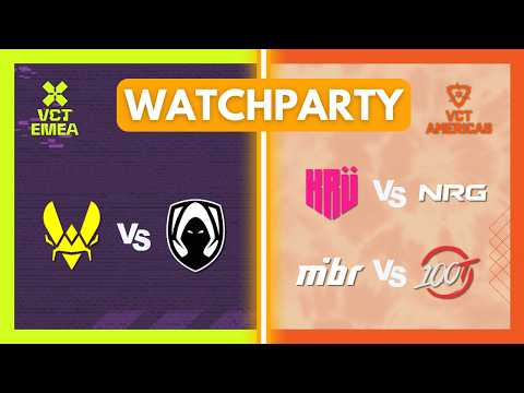 NRG vs KRU & MIBR vs 100T | VCT Americas Stage 1 Playoffs #VCTWatchParty | !patreon !merch !london thumbnail