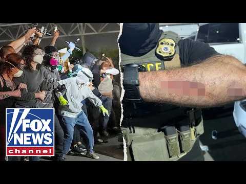 Rioter charged for BITING ICE officer, Blanche announces thumbnail