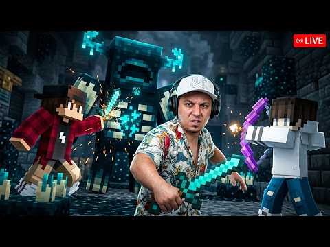 AFFRONTIAMO IL WARDEN SU MINECRAFT HARDCORE IN LIVE CON I MIEI AMICI! thumbnail