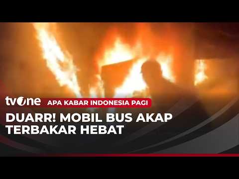 Bus AKAP Palala Hangus Terbakar di Jalintim Musi Banyuasin | AKIP tvOne thumbnail