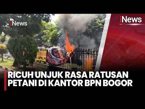 Ricuh Unjuk Rasa Ratusan Petani di Kantor BPN Bogor | iNews Malam 4/6 thumbnail