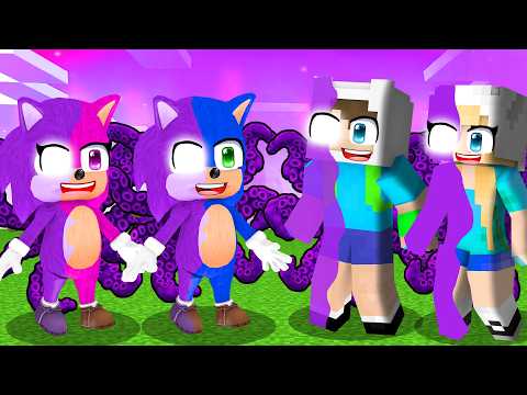 ENES VE BEBEK SONİC'İN AİLESİ NEDEN KARANLIK OLDU 😱 Minecraft thumbnail