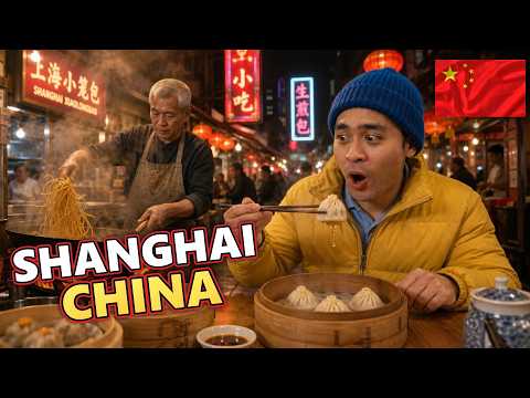 50 Must Try CHINA Street Food in Shanghai! Authentic Mainland CHINA Street Food Tour🇯🇵 thumbnail