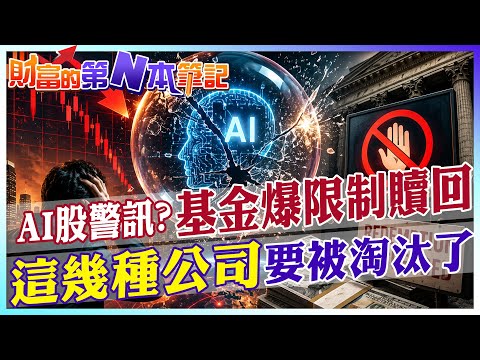 AI股漲太多？大基金驚爆「限制贖回」！AI是泡沫還是新起點？買股最怕這件事【財富的第N本筆記】 @mens.talk.official  @中天財經頻道CtiFinance thumbnail