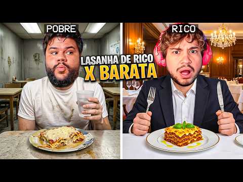 EXPERIMENTEI A LASANHA MAIS CARA! - React Thiago Quatroque thumbnail