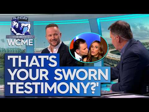 Browny uncovers shock new evidence from TJ's infamous kiss incident | WCME - Sunday Footy Show thumbnail