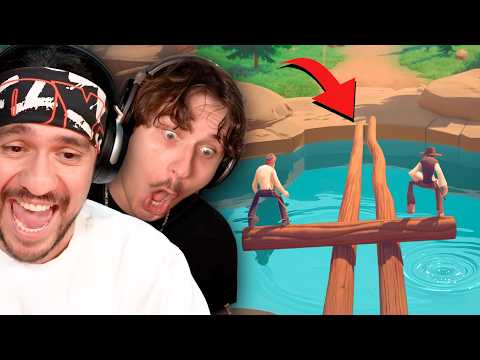 We Laughed So Hard at this Game - Log Riders w/ Juicy thumbnail