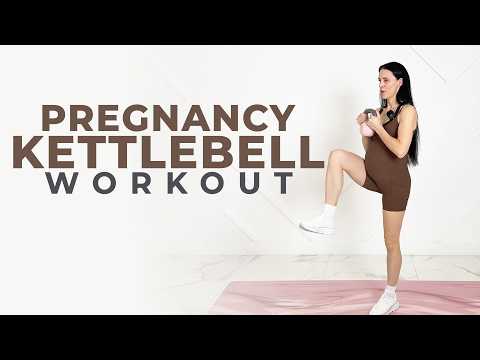 Pregnancy Kettlebell Workout (Safe & Effective Pregnancy Strength Workout) thumbnail