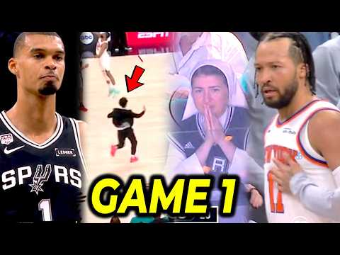 CRAZY GAME 1! Napadasal ang madre sa nangyari, may tumakbo sa court! | Wemby vs Brunson! thumbnail