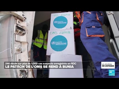 En RDC, le patron de l'OMS appelle à la mobilisation contre Ebola • FRANCE 24 thumbnail