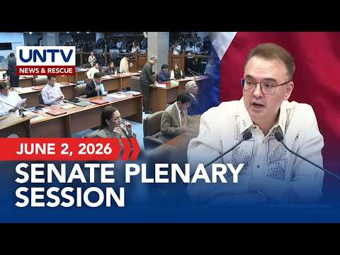 LIVE: Senate Plenary Session | JUNE 02, 2026 thumbnail