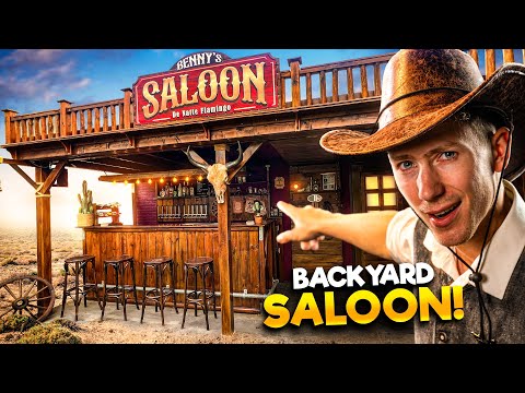 I Transformed My Backyard into a WESTERN SALOON! thumbnail