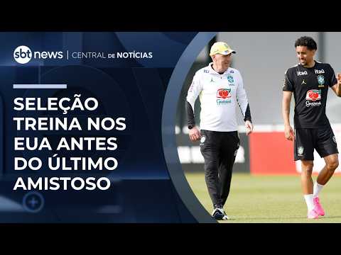 Ancelotti vê Seleção pronta antes de amistoso contra o Egito | #CentralDeNotícias thumbnail