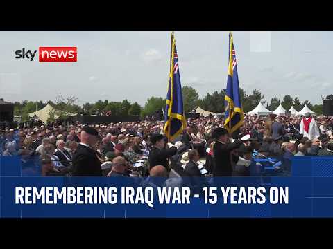Iraq war remembrance service marking 15 years since end of UK Armed Forces operations thumbnail