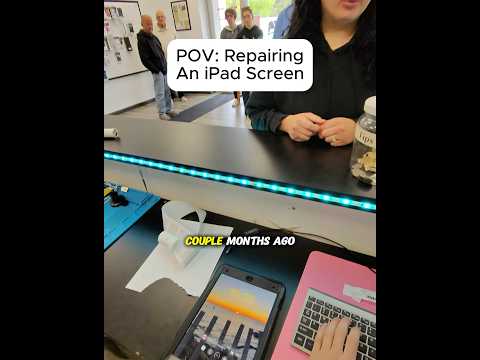 POV: REPAIRING AN IPAD SCREEN!!! #brokenfix #smartphone #problemfix #cellphone #tech #brokenphone thumbnail