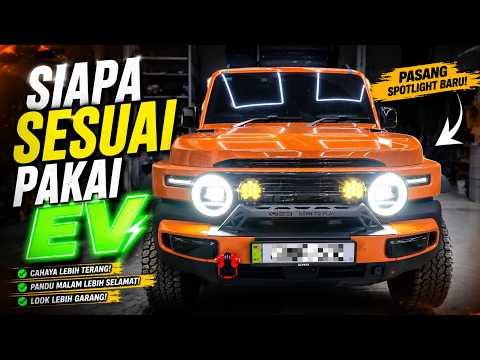 Siapa Sesuai Pakai EV? + Pasang Spotlight Pada iCAUR V23 thumbnail