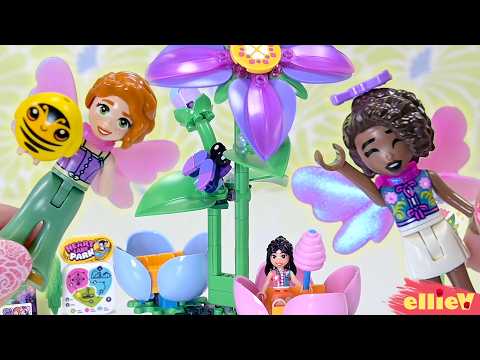 New fairy wings! 🧚🏽🌷🧚‍♀️ LEGO Friends Spinning Flower & Fairy Teacup Ride build & REVIEW thumbnail