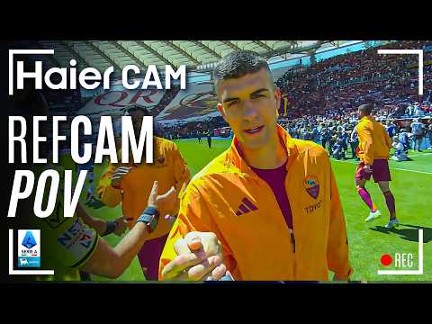HAIER CAM | REF CAM POV: You Are The Referee in Roma-Lazio | Serie A 2025/26 thumbnail