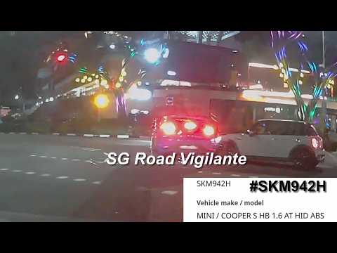23may2026 #SKM942H mini cooper  fail to conform to red light signal  t-bones Comfort Taxi #SHD3457E thumbnail