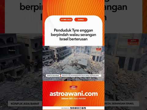 Penduduk Tyre enggan berpindah walau serangan Israel berterusan thumbnail