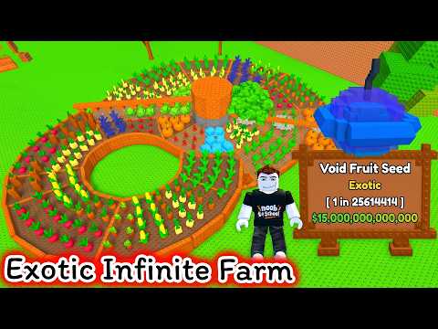 เมล็ดหายากที่สุดทำฟาร์มแบบ Infinite รวยแบบไม่รู้จบ Roblox Build A Ring Farm thumbnail