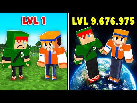 Minecraft, mas A CADA SEGUNDO NOSSAS PERNAS CRESCEM... thumbnail