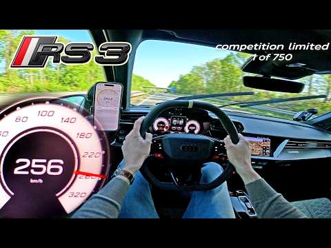 PUSHING the NEW & RARE AUDI RS3 Competition Limited on the AUTOBAHN! thumbnail