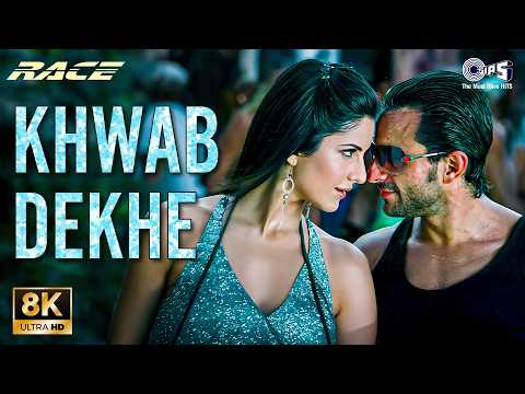Khwab Dekhe Jhoote Moote - 8K | Race | Saif Ali Khan, Katrina Kaif | Monali Thakur, Neeraj | Pritam thumbnail