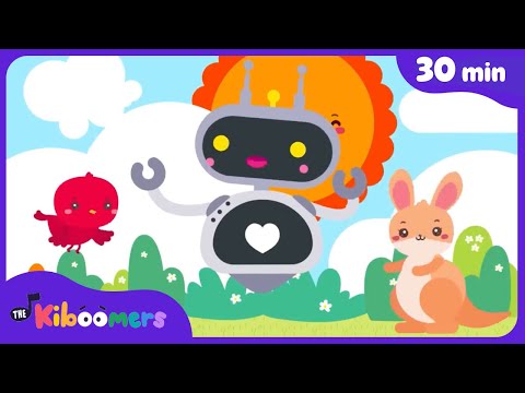 Spring Movement & Action Songs for Preschool | Brain Breaks | The Kiboomers thumbnail