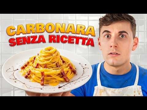CUCINO la CARBONARA ma SENZA RICETTA! ? thumbnail