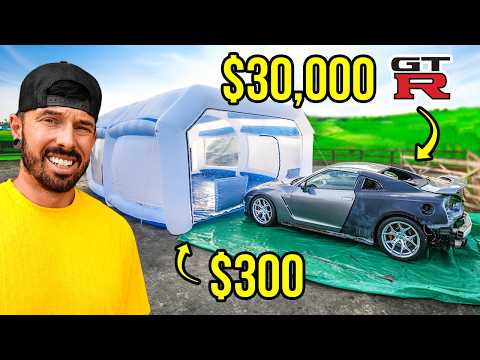 $300 CHINESE PAINT BOOTH VS $30,000 NISSAN GTR thumbnail