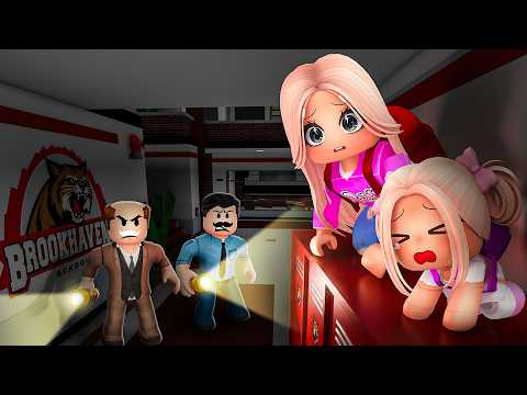 POTAJEMNIE SPĘDZIŁYŚMY NOC W SZKOLE na BROOKHAVEN z MAŁĄ AMI w ROBLOX! thumbnail