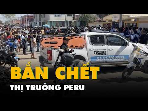 Thêm 1 thị trưởng Peru bị bắn chết trên đường đi làm thumbnail