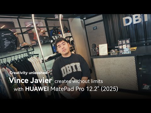 Vince Javier - Creative Director | HUAWEI MatePad Pro 12.2" (2025) | Testimonial Video thumbnail