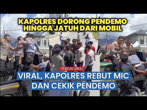 DEMO RICUH DI BOMBANA: Kapolres Turun Tangan, Rebut Mikrofon dan Dorong Orator Mahasiswa! thumbnail