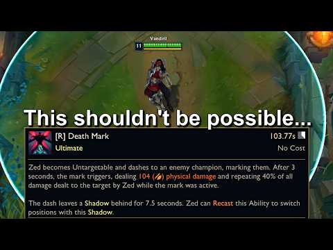 Zed R is kinda broken... thumbnail